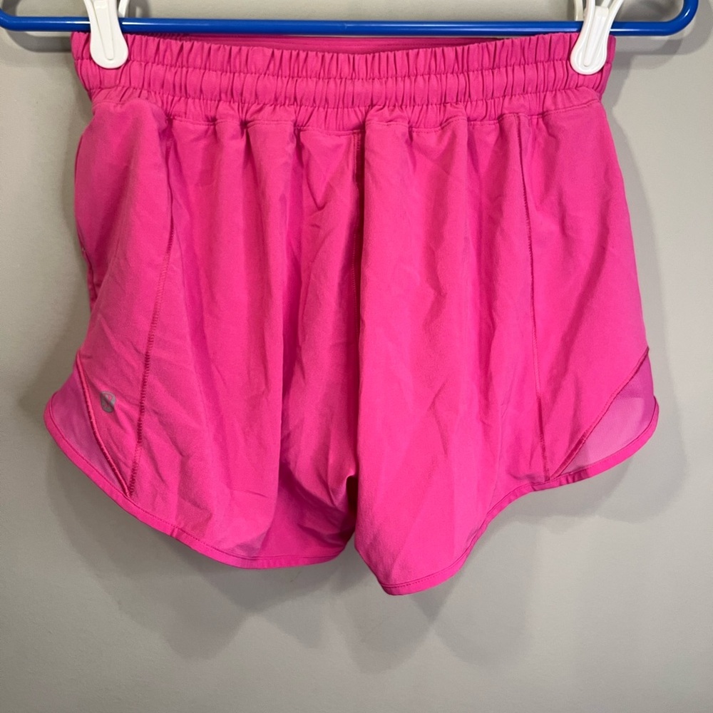 lululemon athletica Bright Pink Athletic Shorts